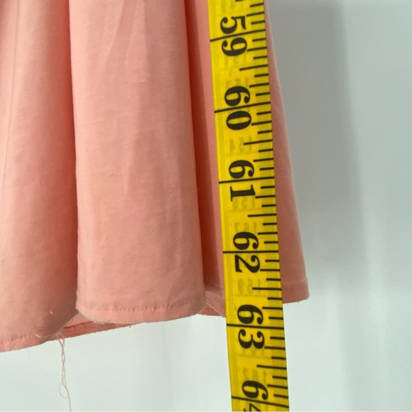 Cache Elegant Rhinestone Embellished Coral Pink Evening Gown (flawed) - Picture 8 of 16